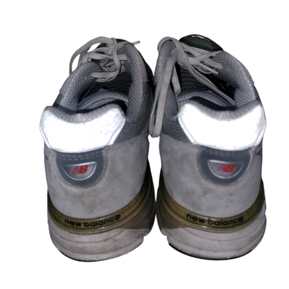 New Balance 990v4 Gray Made In USA Shoes Sneakers Men’s Size 12 - Picture 6 of 8